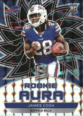 2022 Panini Spectra Football Interstellar James Cook #AUR-JCO