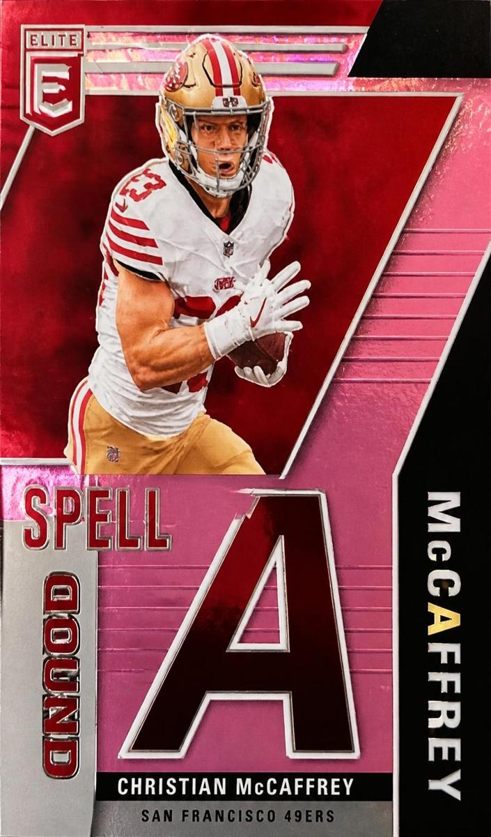 2024 Donruss Elite Football Pink Christian McCaffrey #15