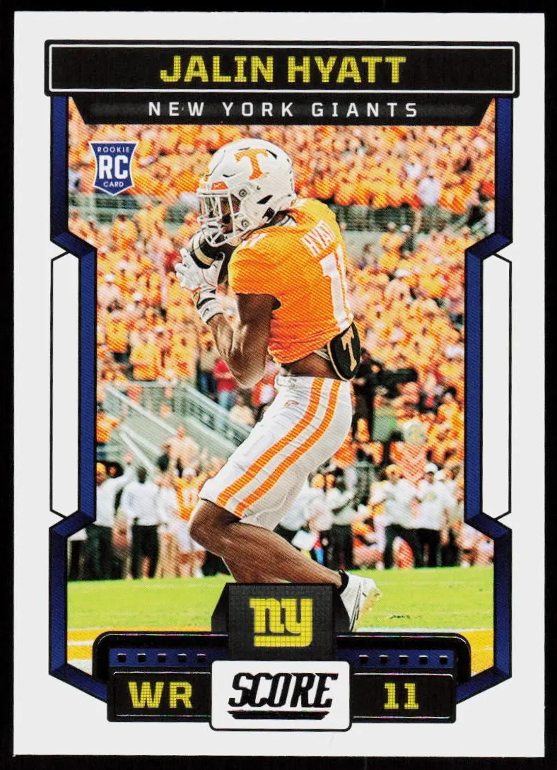 2023 Panini Score Football Jalin Hyatt #347 CGC 10