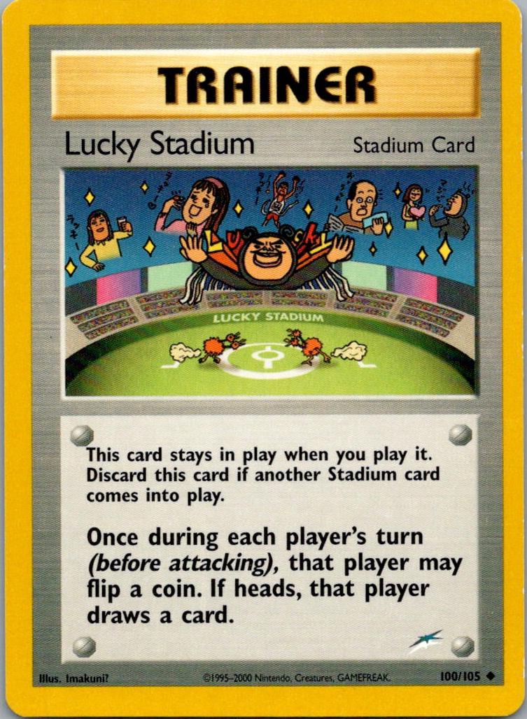 2002 Pokemon Neo Destiny Lucky Stadium #100 PSA 10