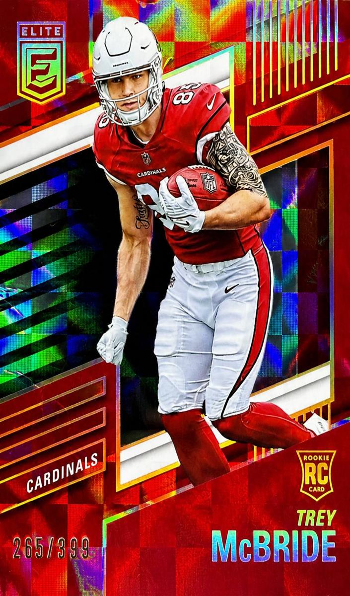 2022 Donruss Elite Football Red Trey McBride #128