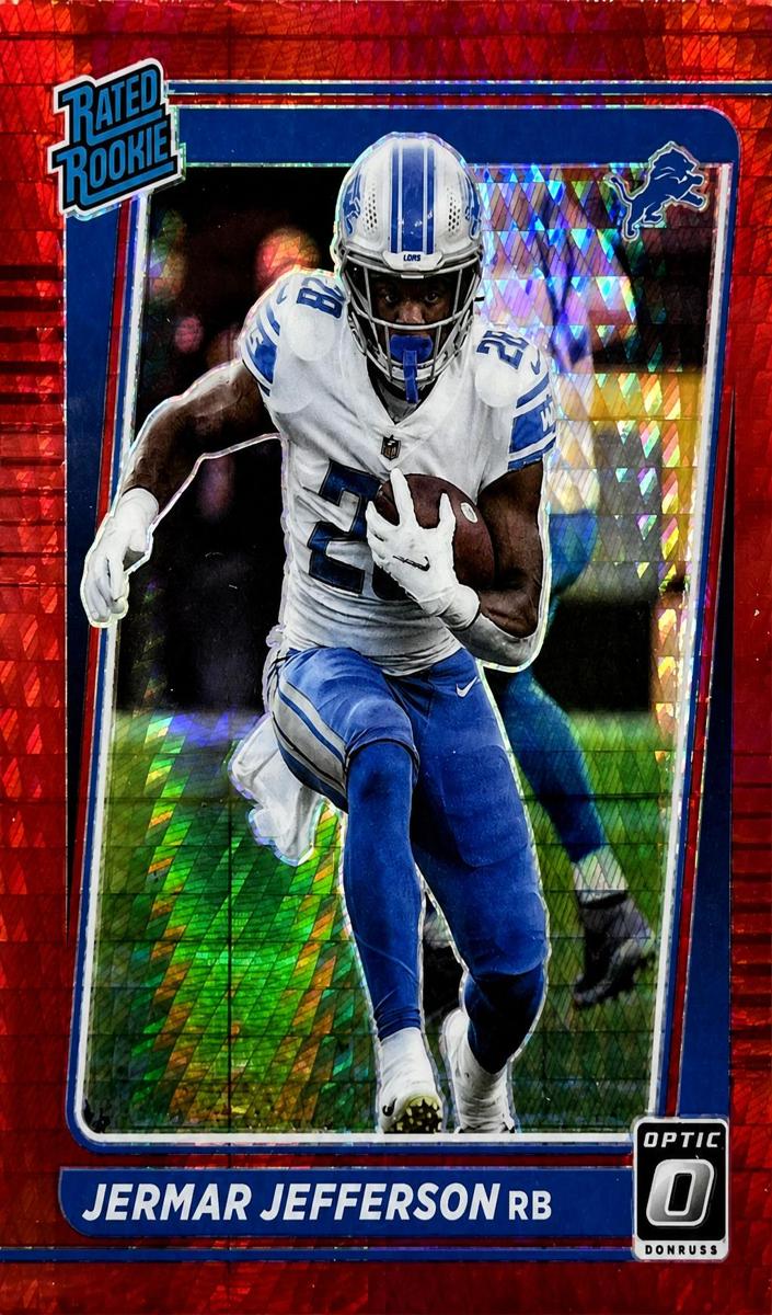 2021 Donruss Optic Football Red Hyper Jermar Jefferson #296