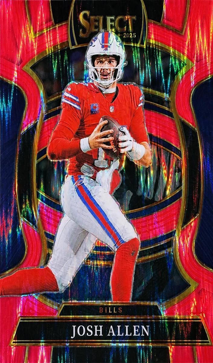 2025 Panini Select Football Pink Josh Allen #86