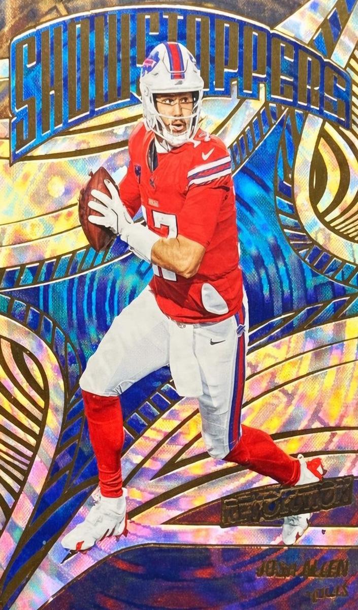 2025 Panini Revolution Football Fractal Josh Allen #3