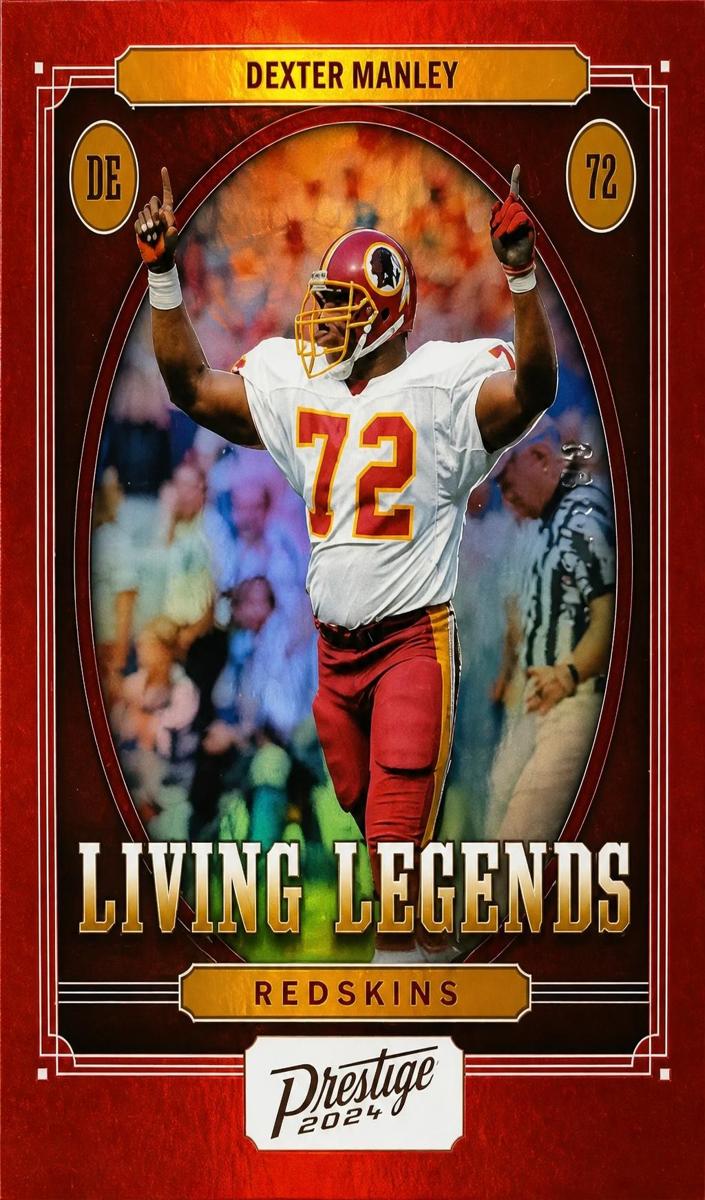 2024 Panini Prestige Football Xtra Points Red Dexter Manley #LL-DMY