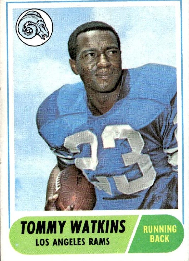1968 Topps Football Tom Watkins #182