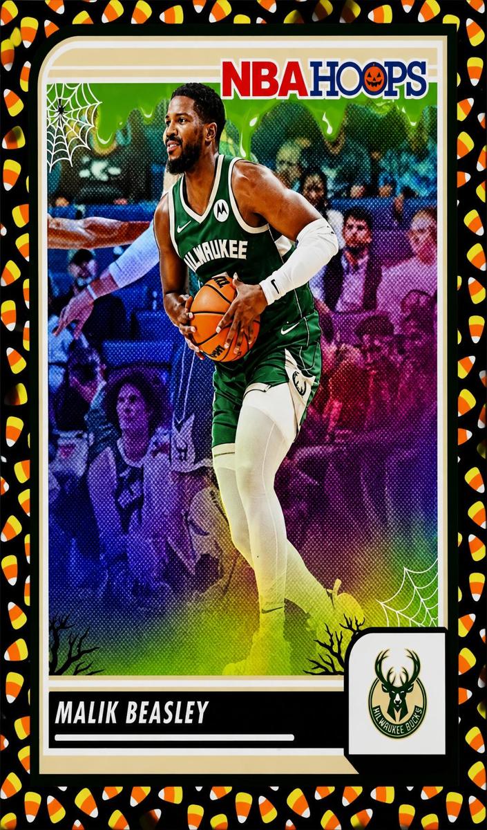 2023 Panini Haunted Hoops Basketball Holo Candy Malik Beasley #239