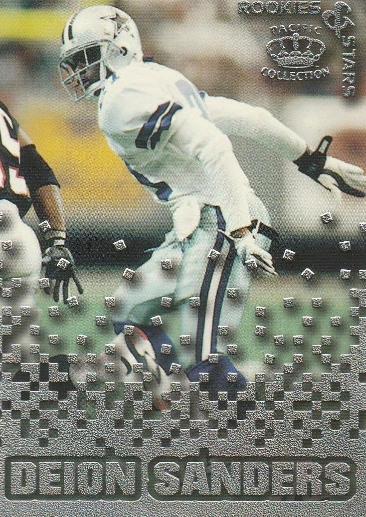 1995 Pacific Triple Folders Football Silver Deion Sanders #RS-9