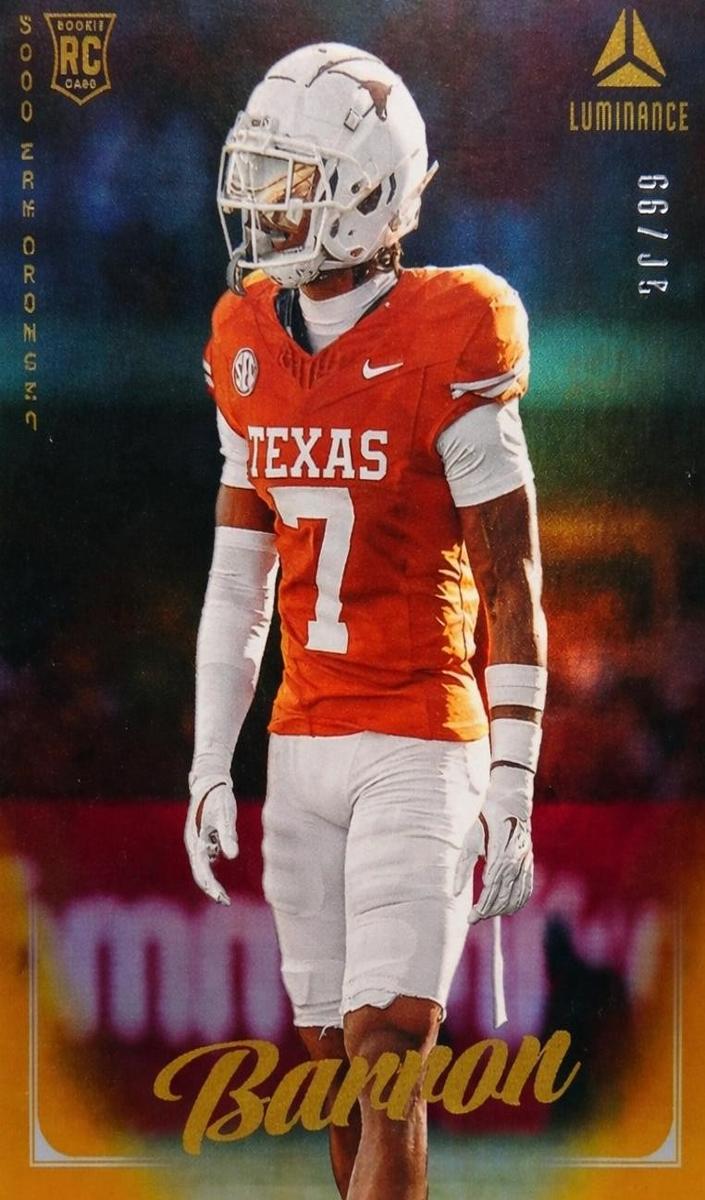 2025 Panini Luminance Football Gold Jahdae Barron #162