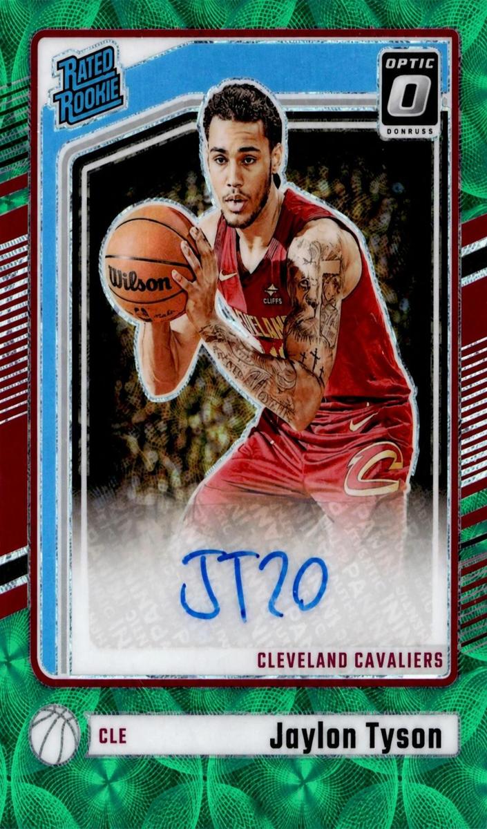 2024 Donruss Optic Basketball Green International Jaylon Tyson #339
