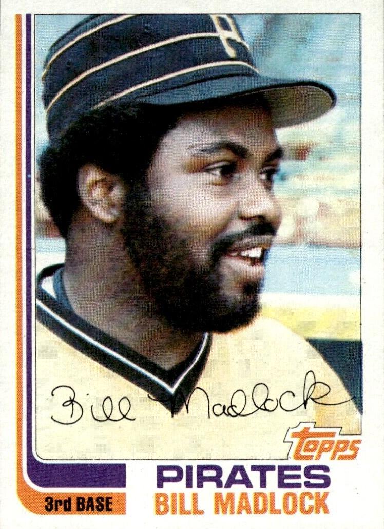 1982 Topps Baseball Bill Madlock #365 PSA 9