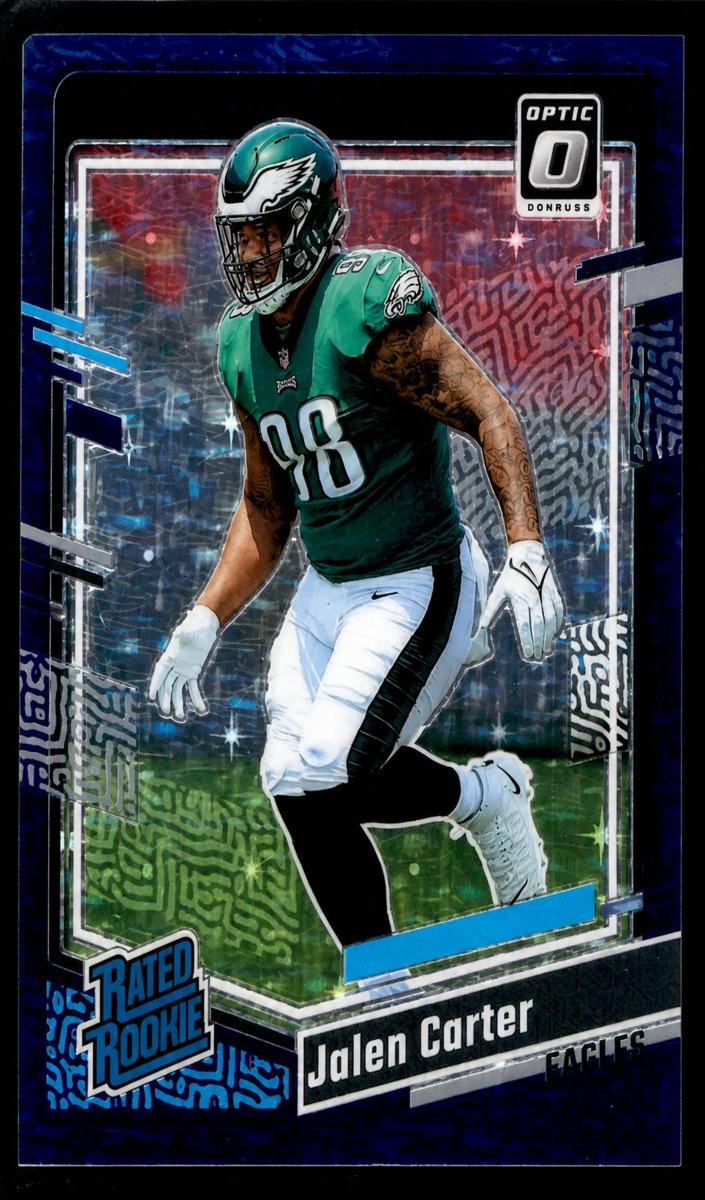 2023 Donruss Optic Football Purple Stars Jalen Carter #281