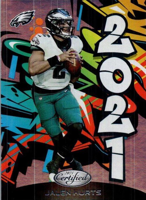 2021 Panini Certified Football Jalen Hurts #2021-4 SGC 9.5