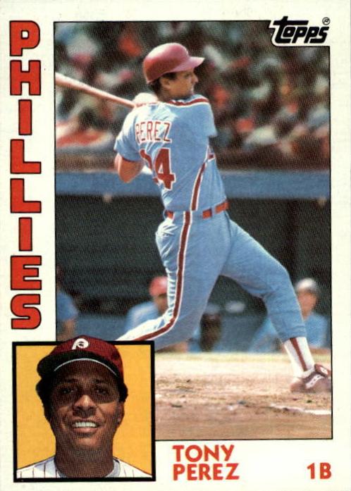 1984 Topps Baseball Tony Perez #385 PSA 9