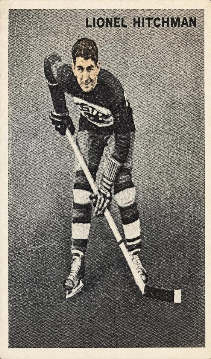 1933 World Wide Gum Ice Kings V357 Hockey English Only Lionel Hitchman #34