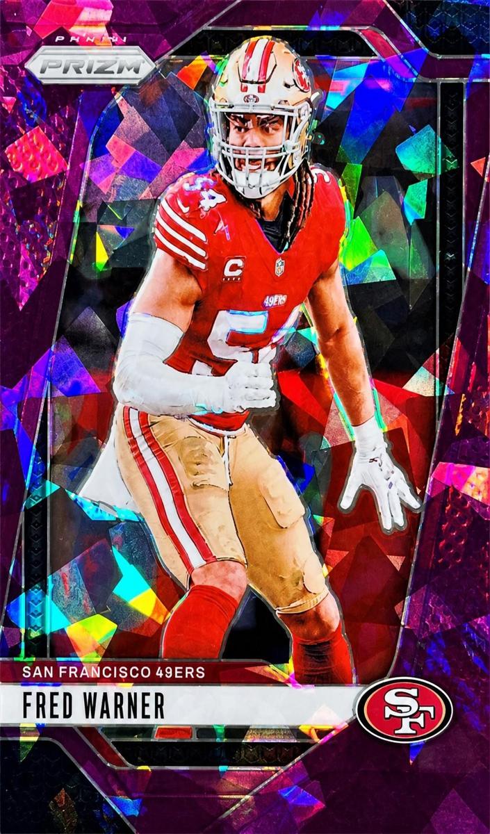 2024 Panini Prizm Football Purple Ice Fred Warner #255