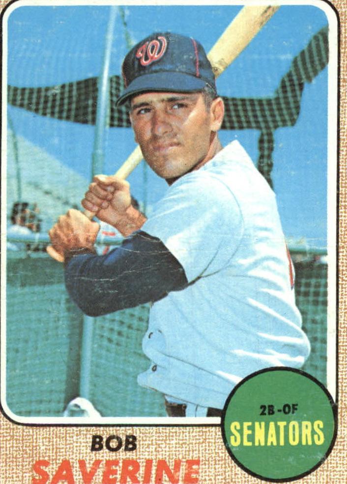1968 Topps Baseball Bob Saverine #149 PSA 8.5