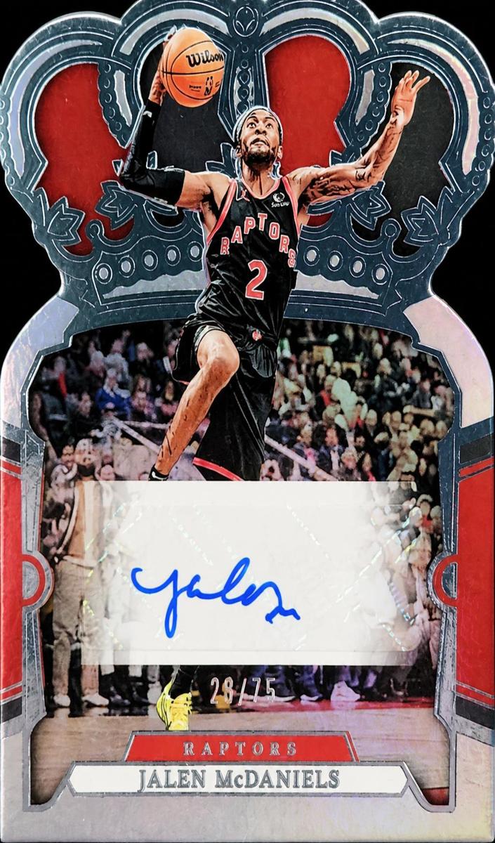 2023 Panini Crown Royale Basketball Blue Jalen McDaniels #CA-MCD