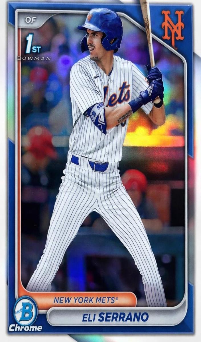 2024 Bowman Draft Chrome Baseball Refractor Eli Serrano #BDC-163