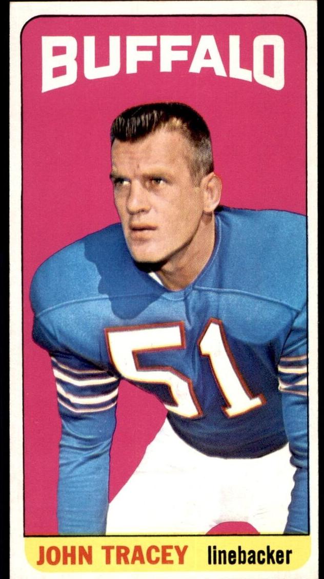 1965 Topps Football John Tracey #43 PSA 7
