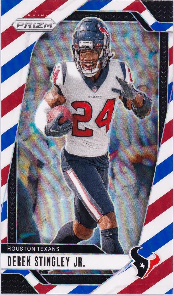 2024 Panini Prizm Football Red White and Blue Derek Stingley Jr. #119