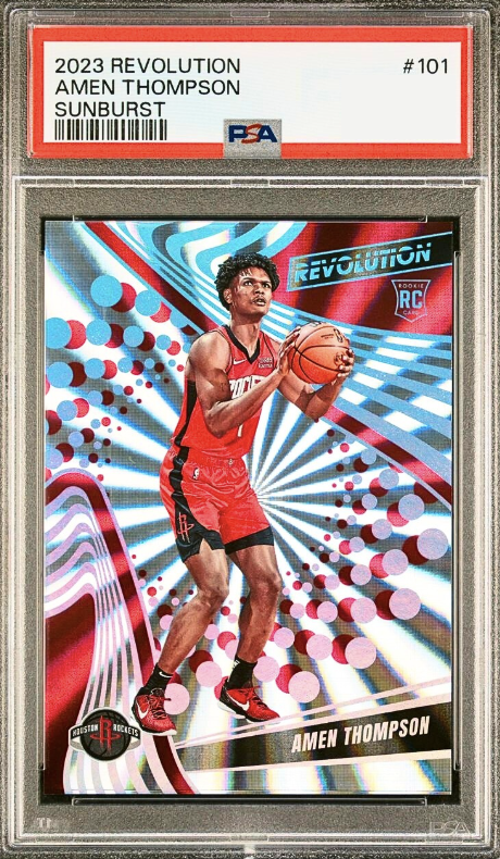 2023 Panini Revolution Basketball Sunburst Amen Thompson #101
