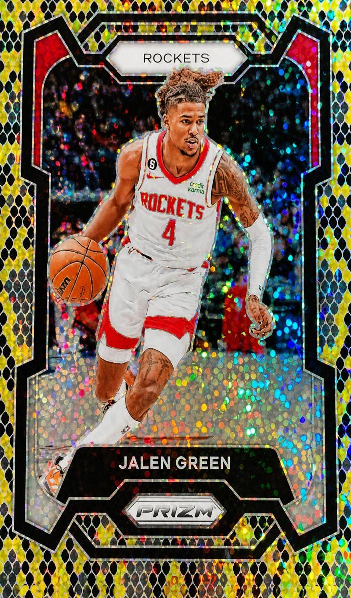 2023 Panini Prizm Basketball Snakeskin Jalen Green #29 PSA 9