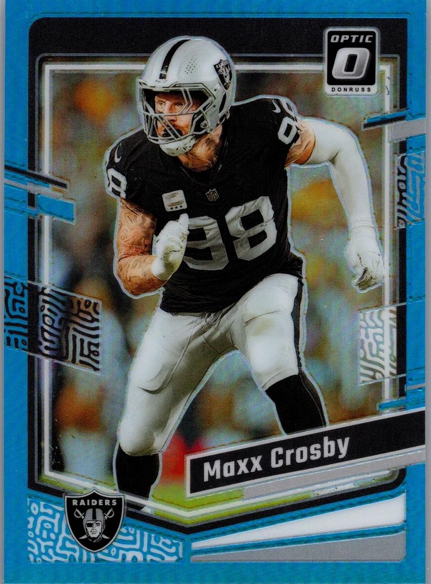 2023 Donruss Optic Football Aqua Maxx Crosby #100