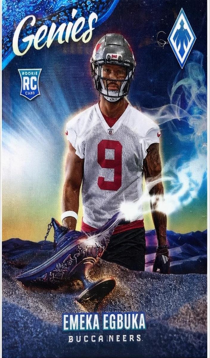 2025 Panini Phoenix Football Emeka Egbuka #15 PSA 9