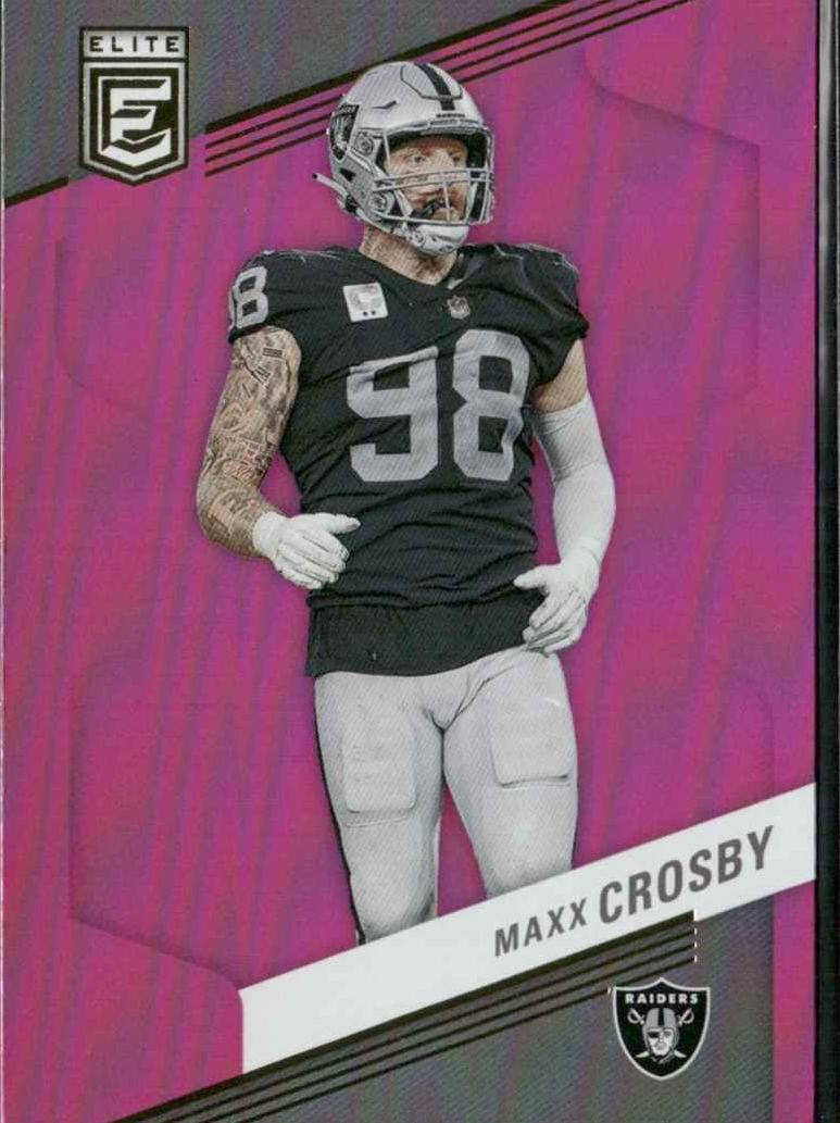 2023 Donruss Elite Football Pink Maxx Crosby #73