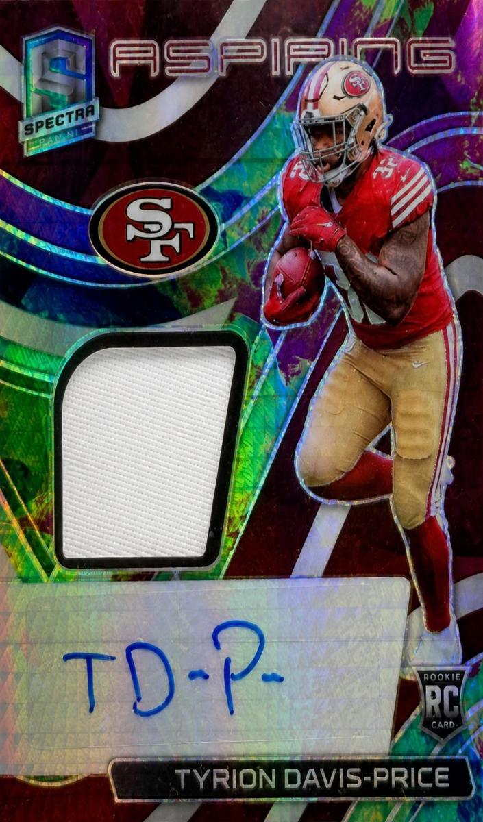 2022 Panini Spectra Football Celestial Tyrion Davis-Price #APA-TDP