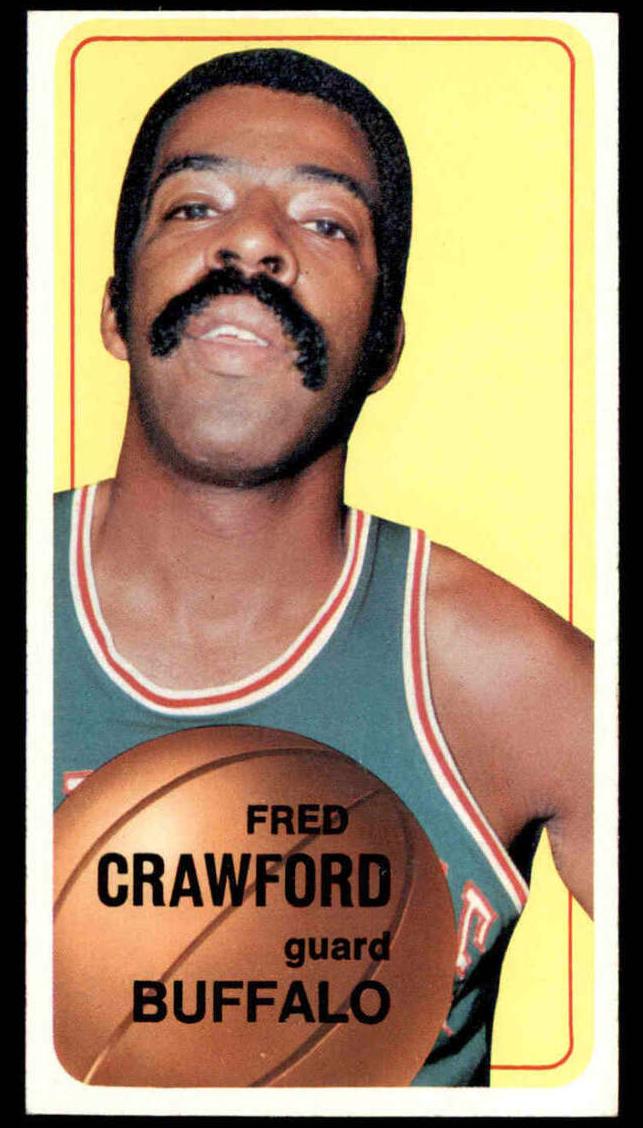 1970 Topps Basketball Fred Crawford #162 PSA 8.5