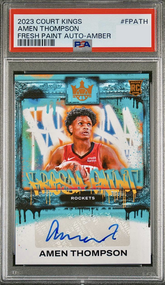 2023 Panini Court Kings Basketball Amber Amen Thompson #FP-ATH SGC 9