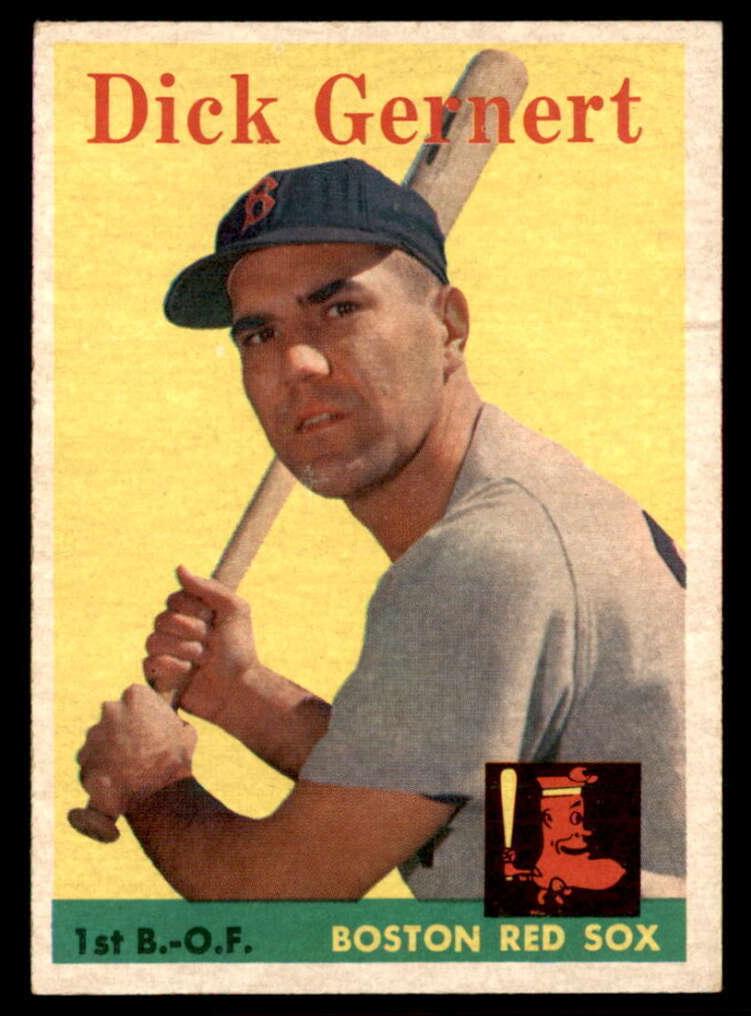 1958 Topps Baseball Dick Gernert #38