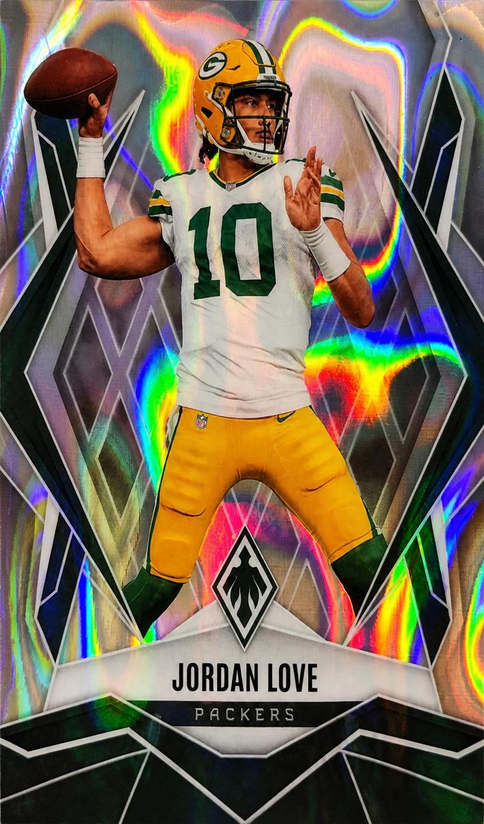 2025 Panini Phoenix Football Silver Lava Jordan Love #117