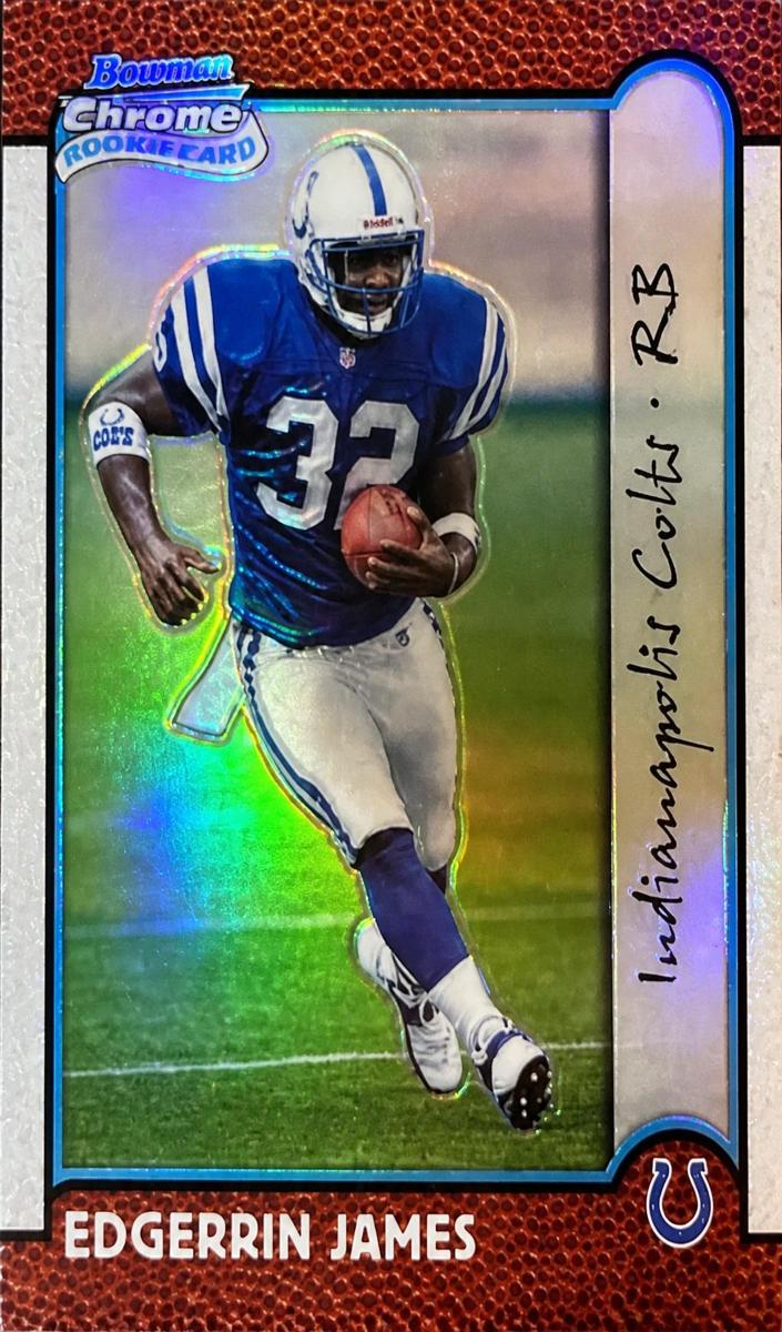 1999 Bowman Chrome Football Refractor Edgerrin James #161 PSA 10