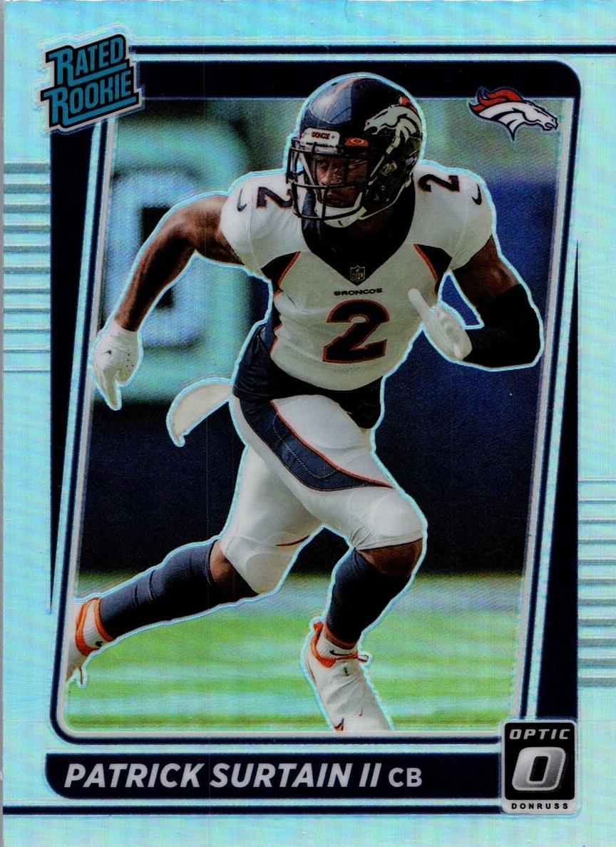 2021 Donruss Optic Football Holo Patrick Surtain II #244 PSA 9