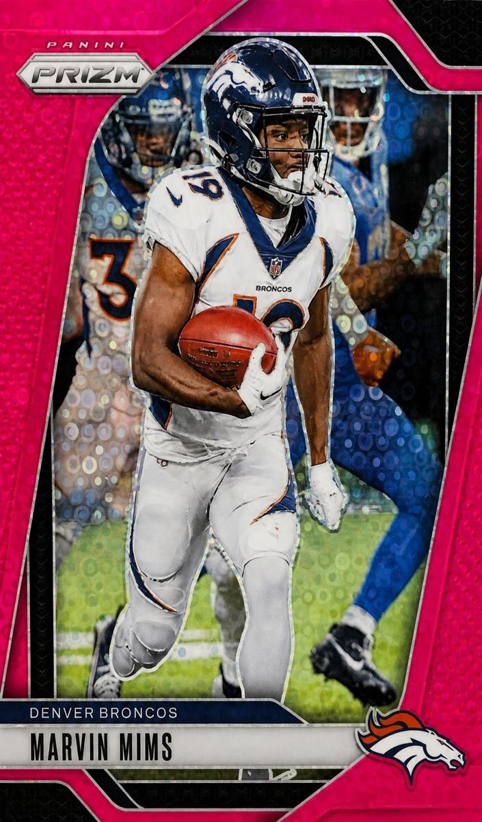 2024 Panini Prizm Football No Huddle Pink Marvin Mims #88
