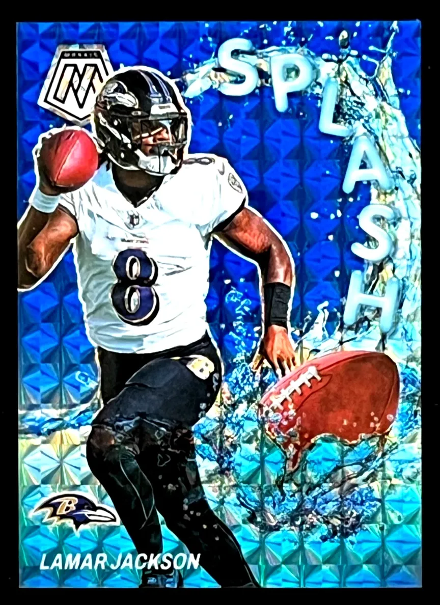 2024 Panini Mosaic Football Blue Lamar Jackson #SS-LJN