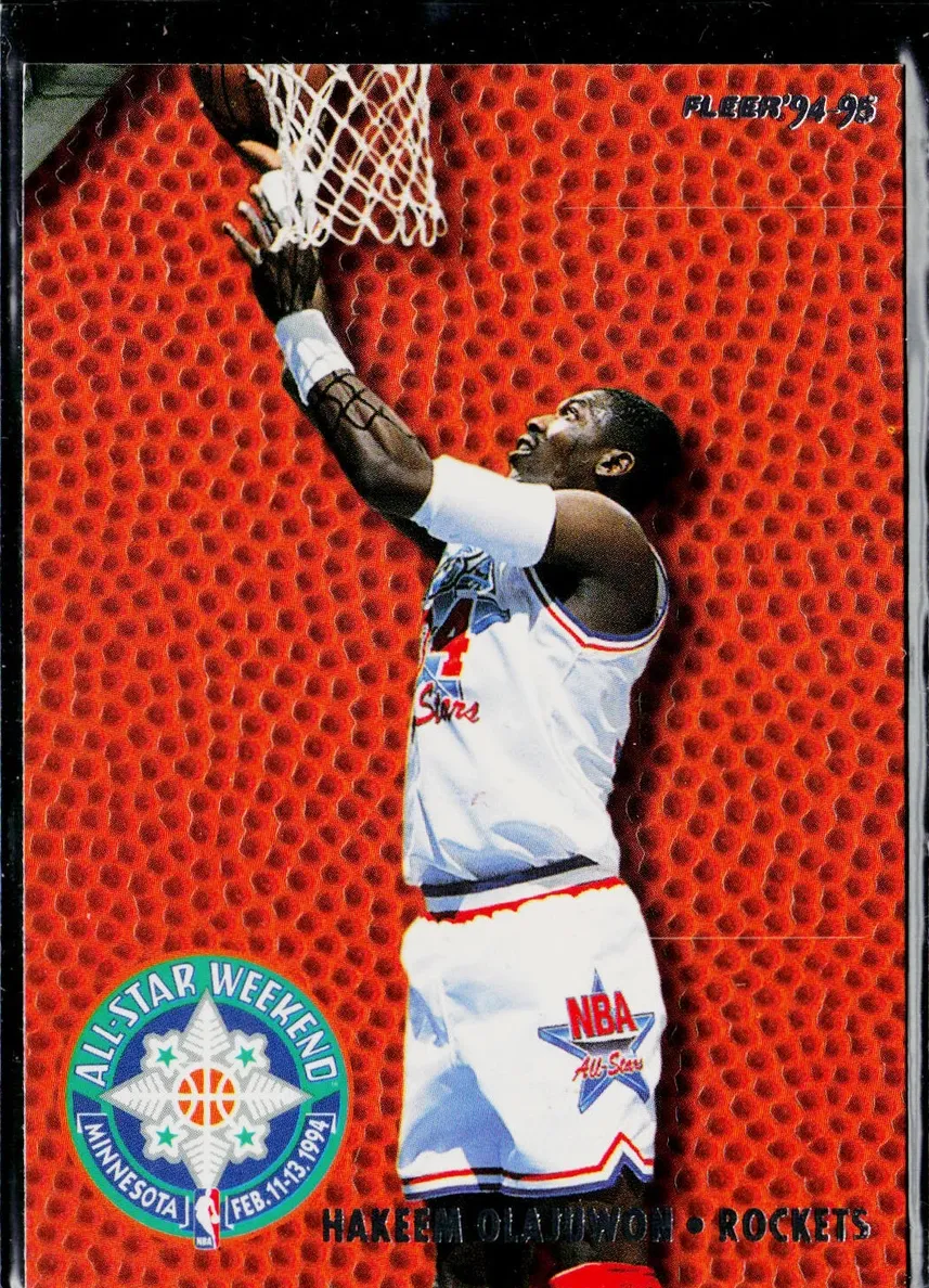 1994 Fleer Basketball Hakeem Olajuwon #20