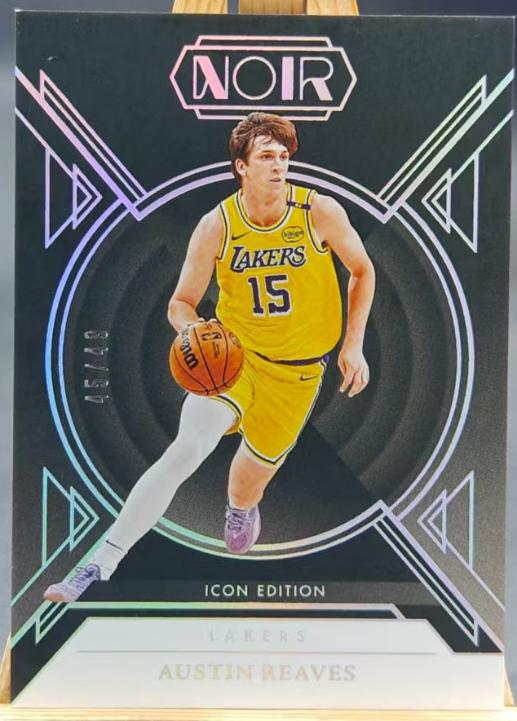 2024 Panini Noir Basketball Holo Silver Austin Reaves #136