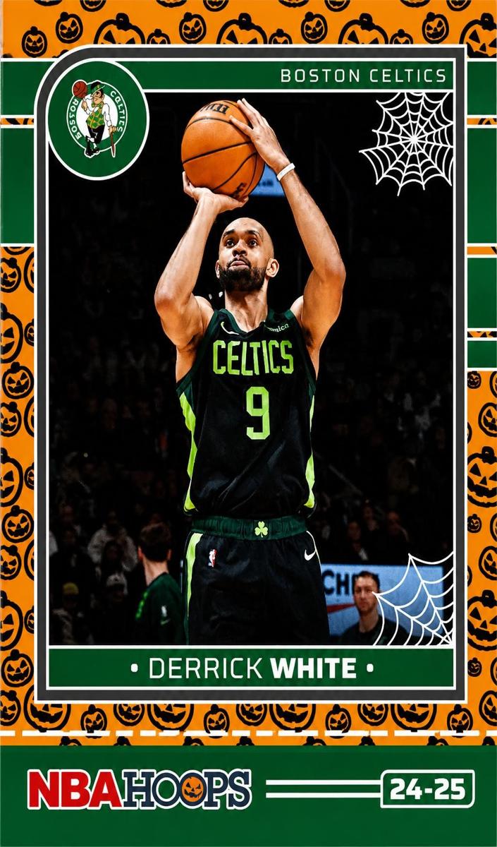 2024 Panini Haunted Hoops Basketball Orange Derrick White #91
