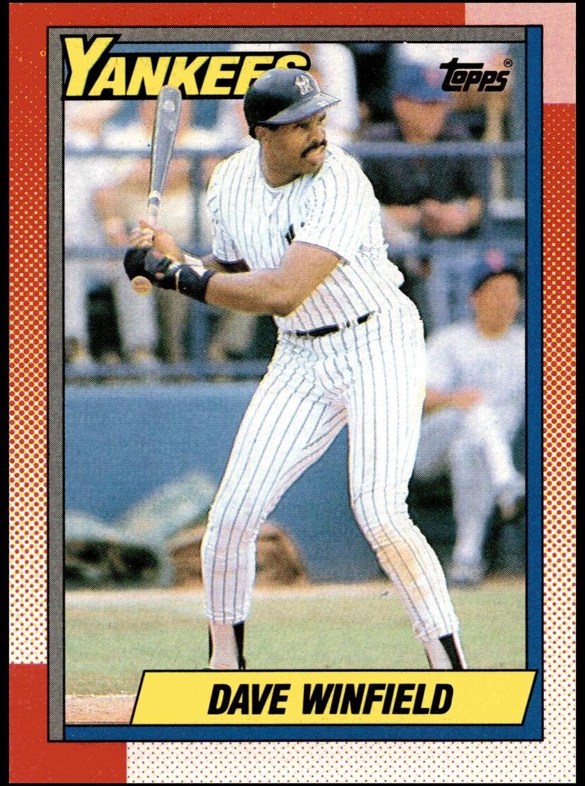 1990 Topps Baseball Dave Winfield #380 PSA 9