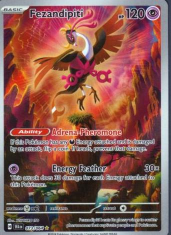 2024 Pokemon Scarlet & Violet Shrouded Fable Fezandipiti #73