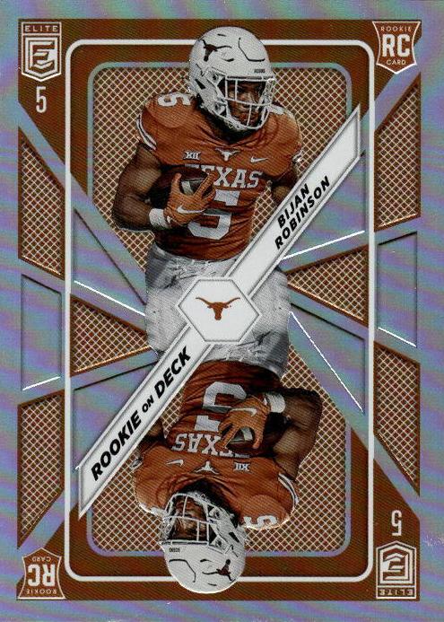 2023 Donruss Elite Football Bijan Robinson #RD-5 PSA 10