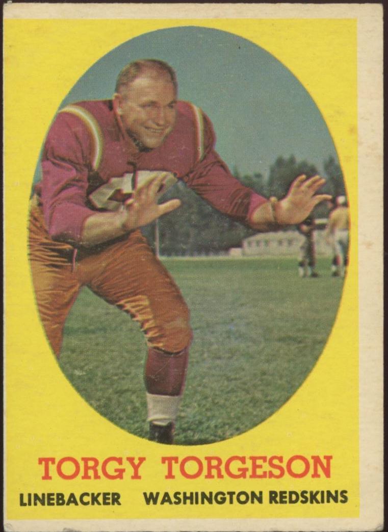 1958 Topps Football Torgy Torgeson #97