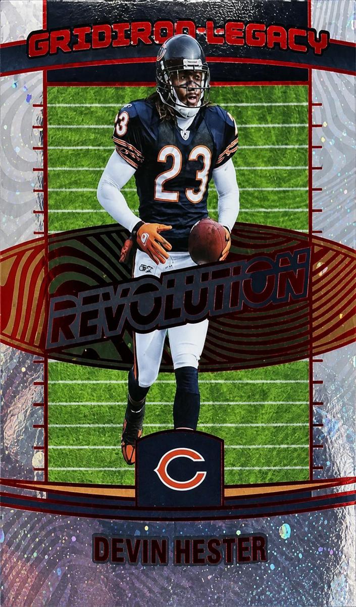 2025 Panini Revolution Football Red Cosmo Devin Hester #20