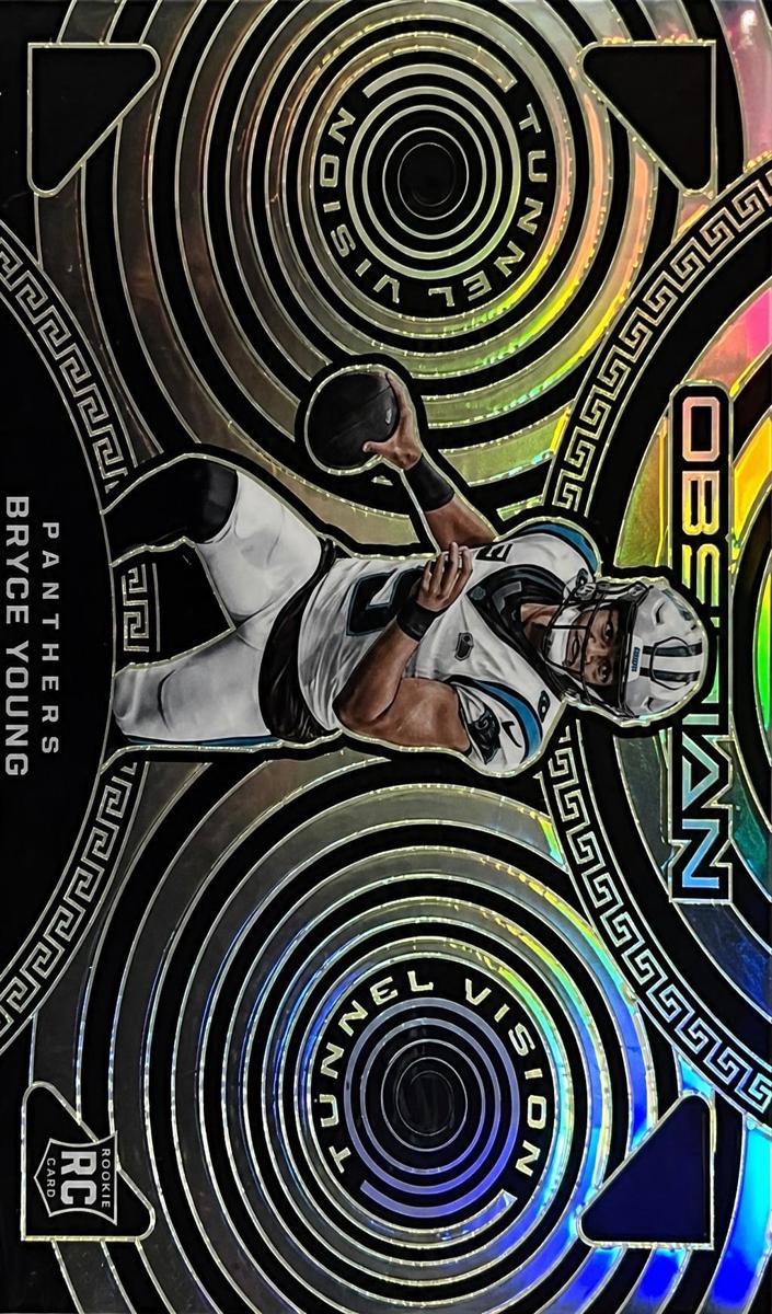 2023 Panini Obsidian Football Electric Etch Yellow Bryce Young #1