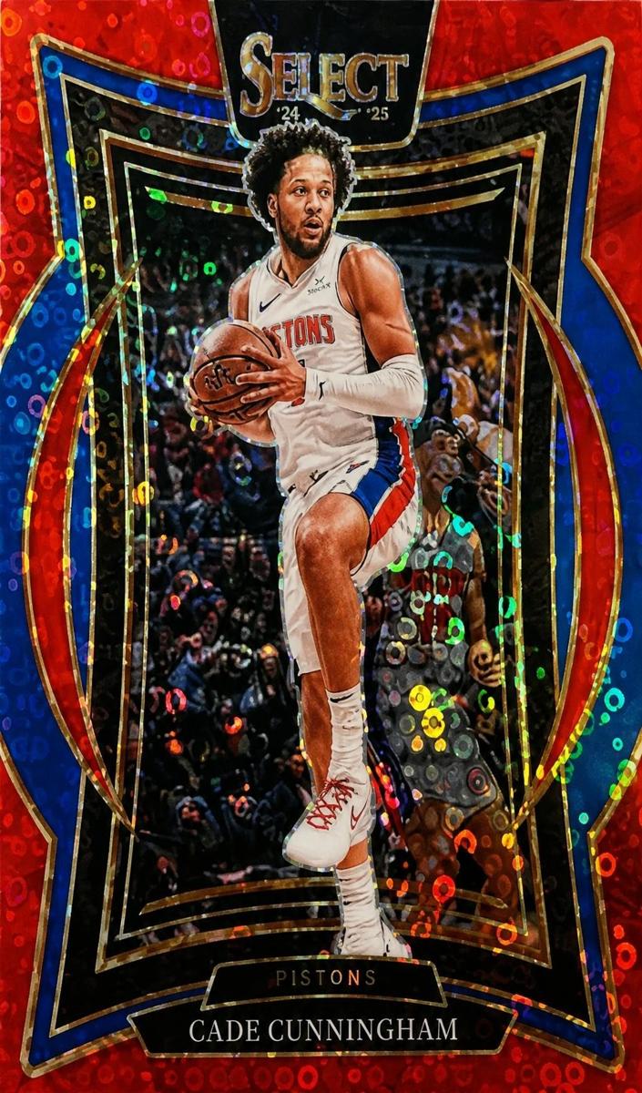 2024 Panini Select Basketball Red Disco Cade Cunningham #65 PSA 9