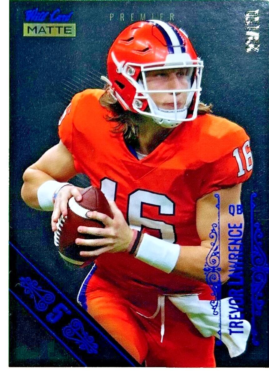 2021 Wild Card Matte Football Trevor Lawrence #MBC-1